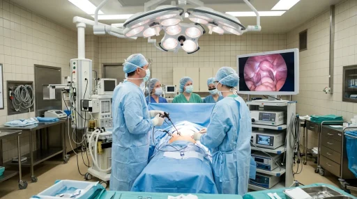 hysteroscopic removal of fibroids (AI Generated Image)